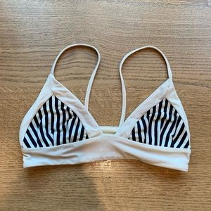 Boys + arrows striped bikini top